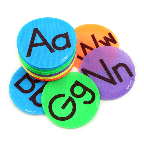 Multi Colored Circle Logo - Alphabet Multi Color Circle Pack – SitSpots