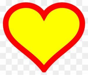 Red and Yellow Heart Logo - Yellow Heart Clipart, Transparent PNG Clipart Image Free Download