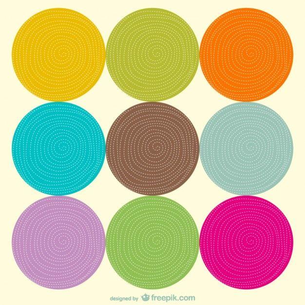 Multi Colored Circle Logo - Abstract multicolor circle colorful dotted swirl wave background