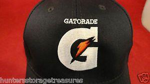 Gatorade G Logo - Gatorade Black Comfort Zone Twill Hat Baseball Ball Cap Embroidered