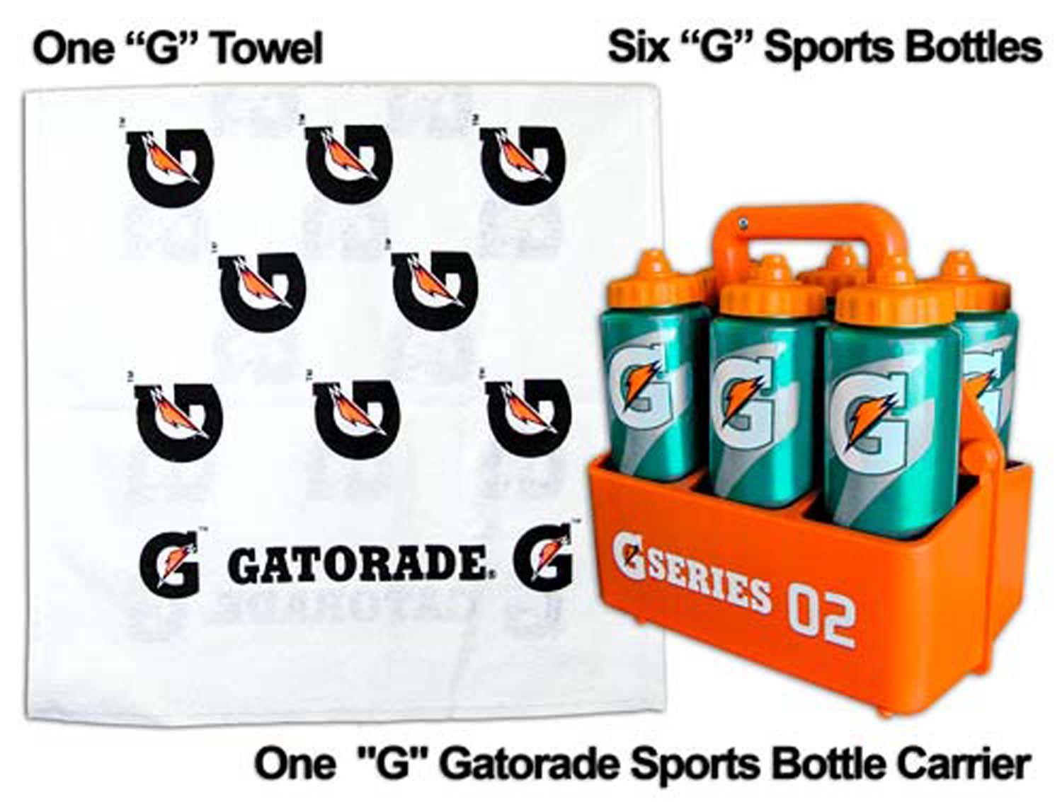 Gatorade G Logo - Coach's Gatorade 'G' Sports Pack = 6 G Bottles, 1 Carrier, 1