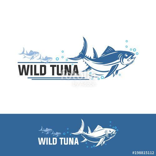 Big Eye Tuna Logo - WILD TUNA, BIG EYE Stock Image And Royalty Free Vector Files