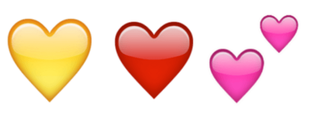 Red and Yellow Heart Logo - Why did my heart emoji on Snapchat disappear?