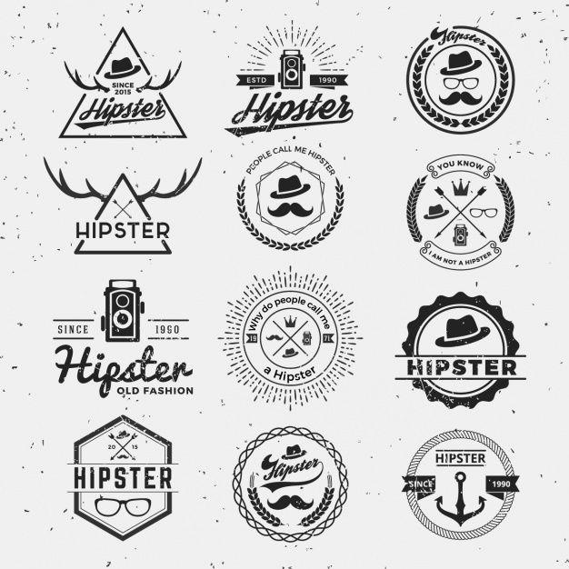 Hipster Logo - Hipster logos collection Vector | Free Download