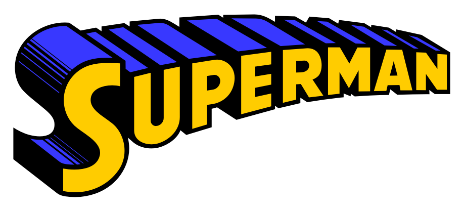 Red and Yellow Word Logo - The Evolution of the Superman Word Logo – Superman Homepage