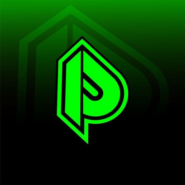 Green Gaming Logo - latter p Logo , Good For Gaming logo,esport Clan Template for Free ...