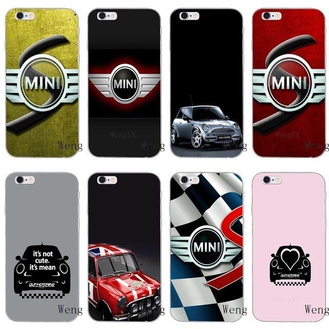 BMW Mini Cooper Logo - Vintage car BMW mini cooper logo Slim silicone Soft phone case For ...