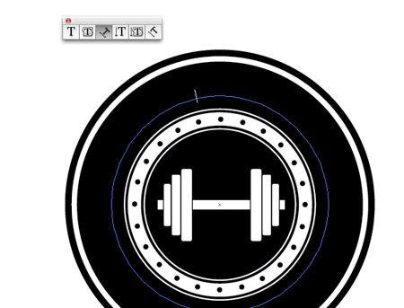 Black White Circle Logo - How To Create a Retro Badge/Emblem Style Logo
