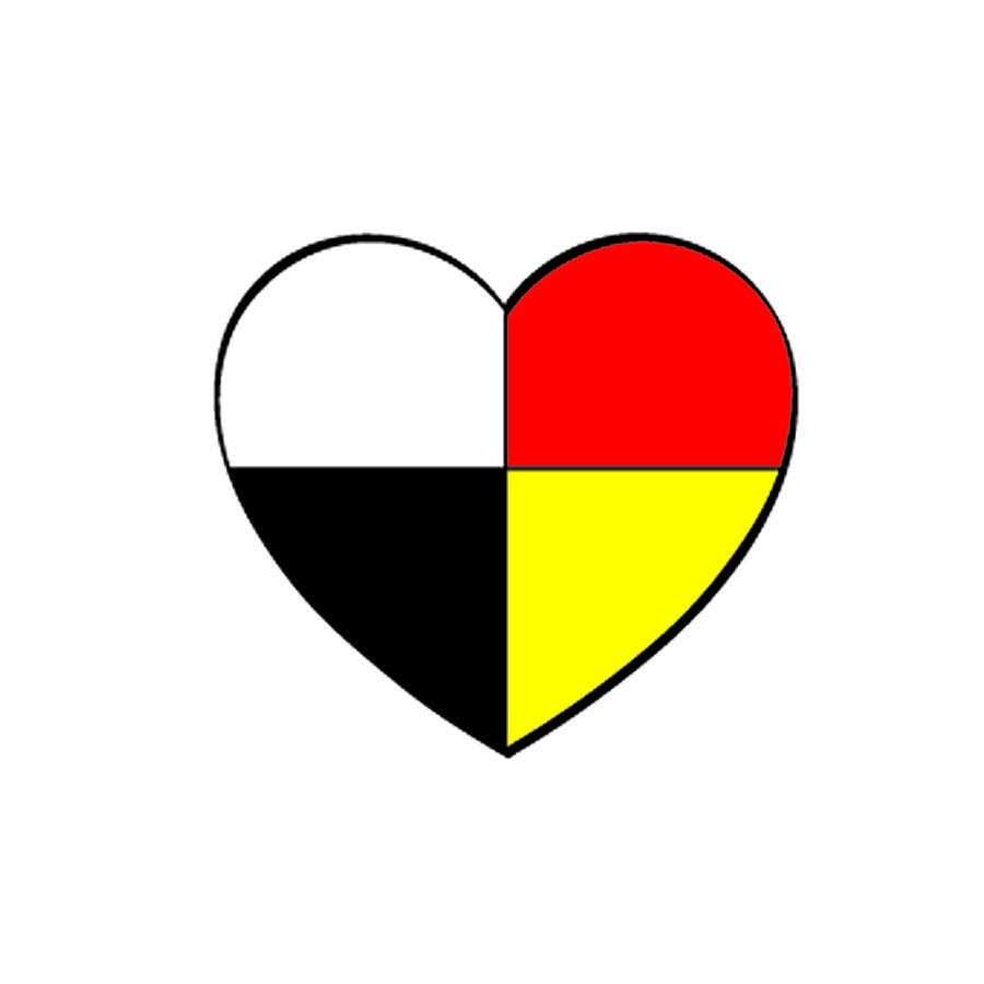 Red and Yellow Heart Logo - A Give Away for Native Women in Prison!