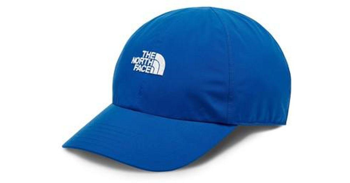 White and Blue Face Logo - Lyst North Face Logo Gore Tex Cap In Blue