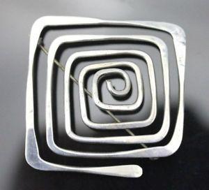 Above Each Other Silver Boomerangs Logo - Ed Wiener: Vintage & Antique Jewelry | eBay