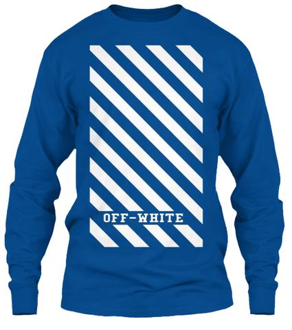 Blue Off White Logo - Off White LOGO Sweatshirt