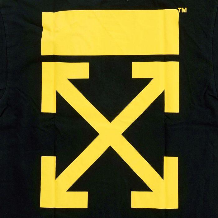 White Yellow Logo - republic: OFF-WHITE S.FRANCESCO S/S T-SHIRT BLACK ALL OVER off-white ...
