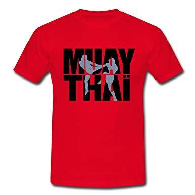 Spreadshirt Logo - Muay Thai Logo Full Men's T Shirt By Spreadshirt®, XXL, Red