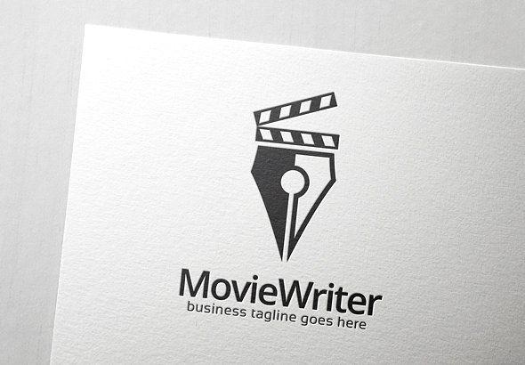 Writer Logo - Movie Writer Logo ~ Logo Templates ~ Creative Market