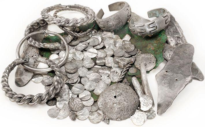 Above Each Other Silver Boomerangs Logo - Hoards of the Vikings - Archaeology Magazine
