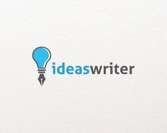 Writer Logo - Ideas Writer Designed