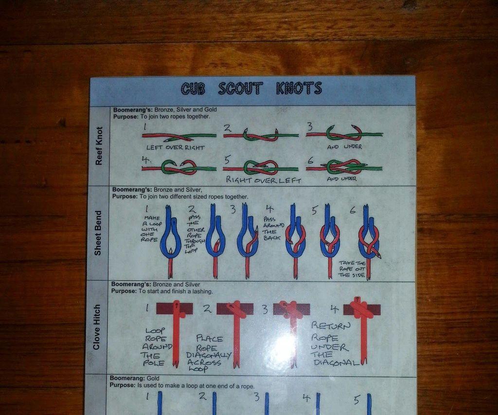 Above Each Other Silver Boomerangs Logo - Knot Board for Australian Cub Scouts: 8 Steps (with Picture)