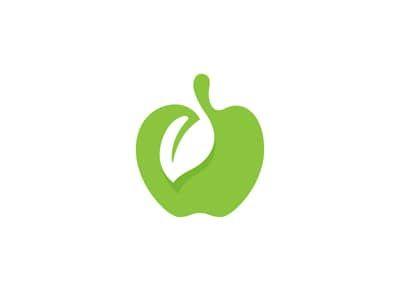Green Apple Logo - 21 Best Apple Logo Ideas [Design Inspiration]