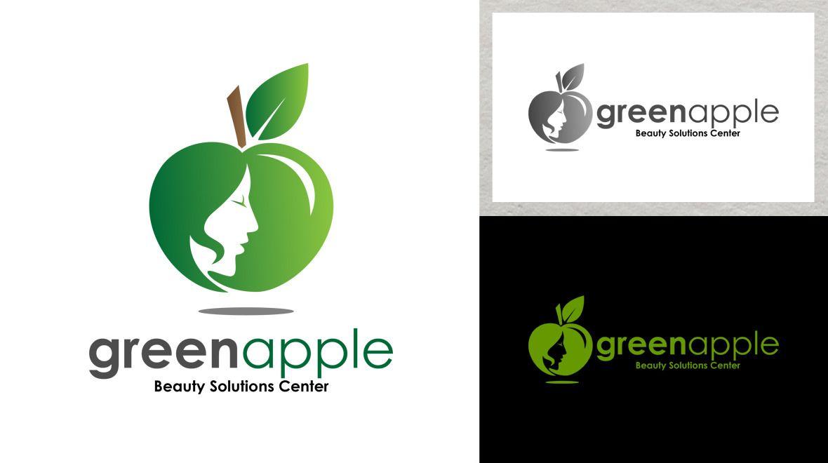 Green Apple Logo - Green - Apple Logo - Logos & Graphics