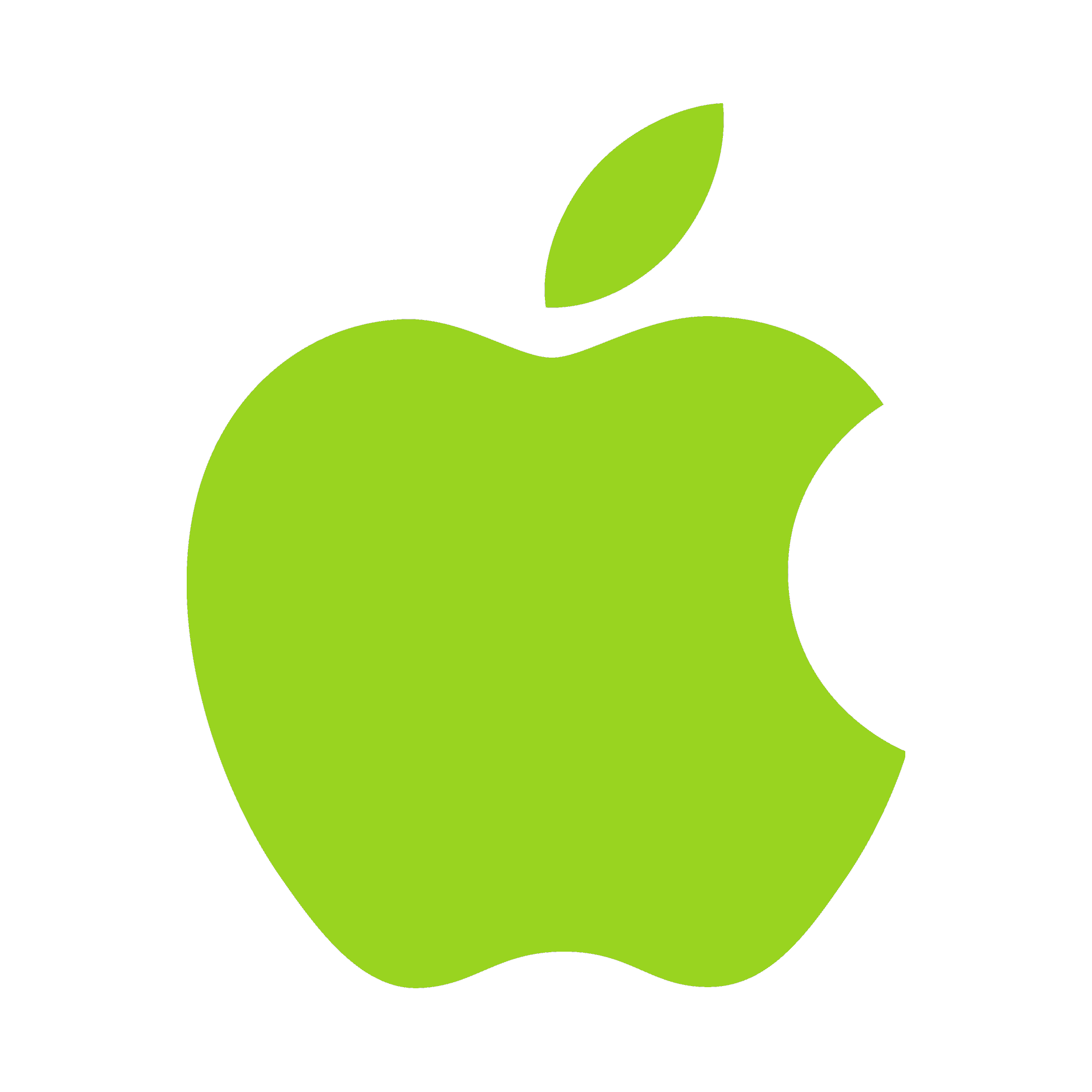 Green Apple Logo - Apple Logo Transparent Background PNG