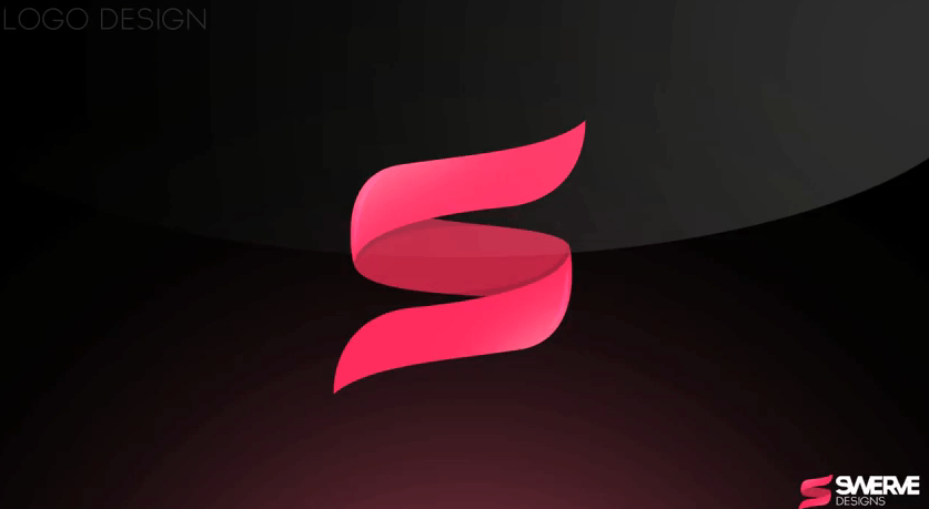 Red Swerve Logo - Speed Art. Swerve Logo design 2 Illustration