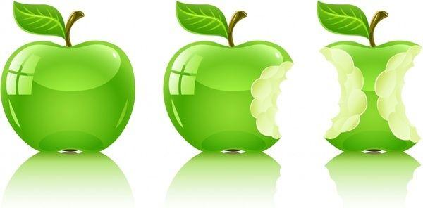 Green Apple Logo - Apple logo free vector download (68,780 Free vector) for commercial ...