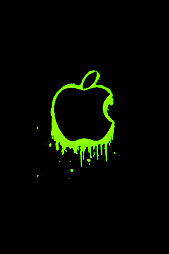 Neon Green Logo - Apple Green Apple Logo - Bing images | Apple Splash!