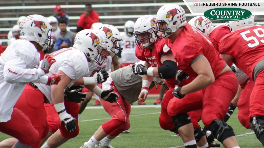 Illinois State Athletics Logo - Illinois State Spring Camp Report 7: Hatfield's TD run secures win ...