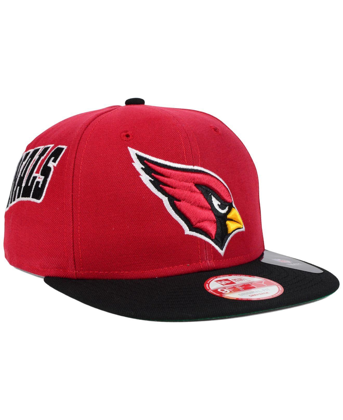 Red Swerve Logo - Lyst Arizona Cardinals Swerve 9fifty Snapback Cap