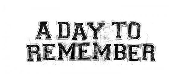 A Day to Remember Logo - A Day to Remember Logo Font