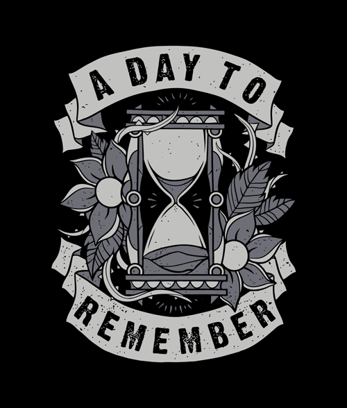 A Day to Remember Logo - A Day To Remember Hourglass T Shirt Size S-M-L-XL-2XL-3XL