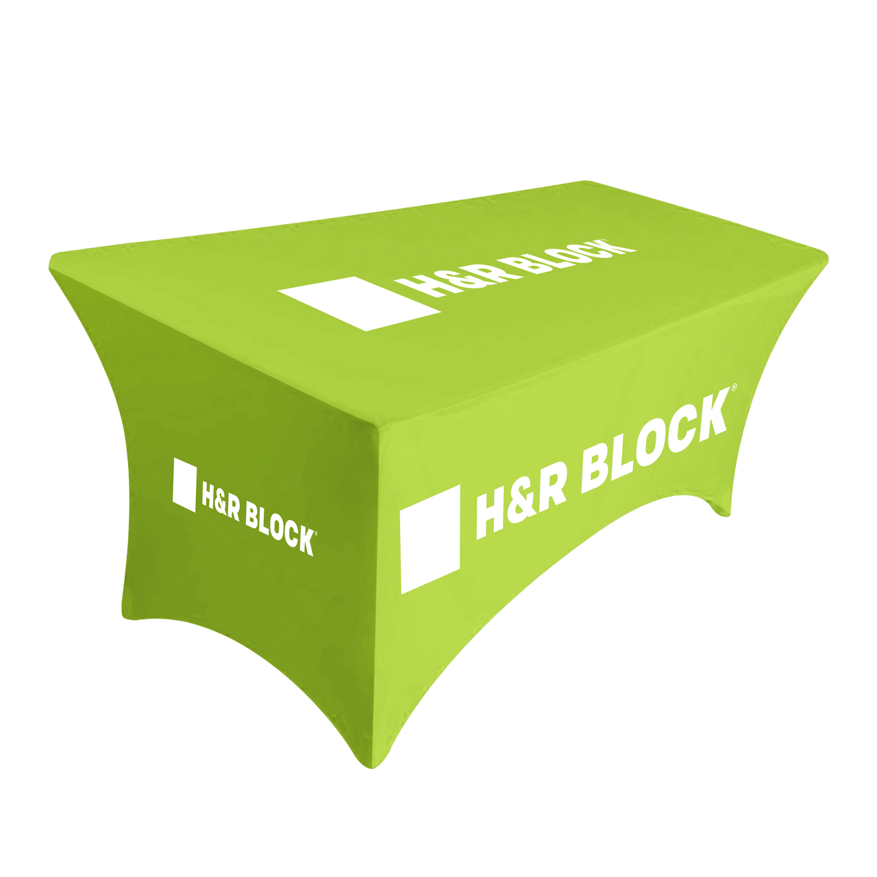 H&R Block Logo - H&R Block Green Stretch Table Cloth