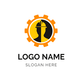 Worker Logo - Free Gear Logo Designs | DesignEvo Logo Maker