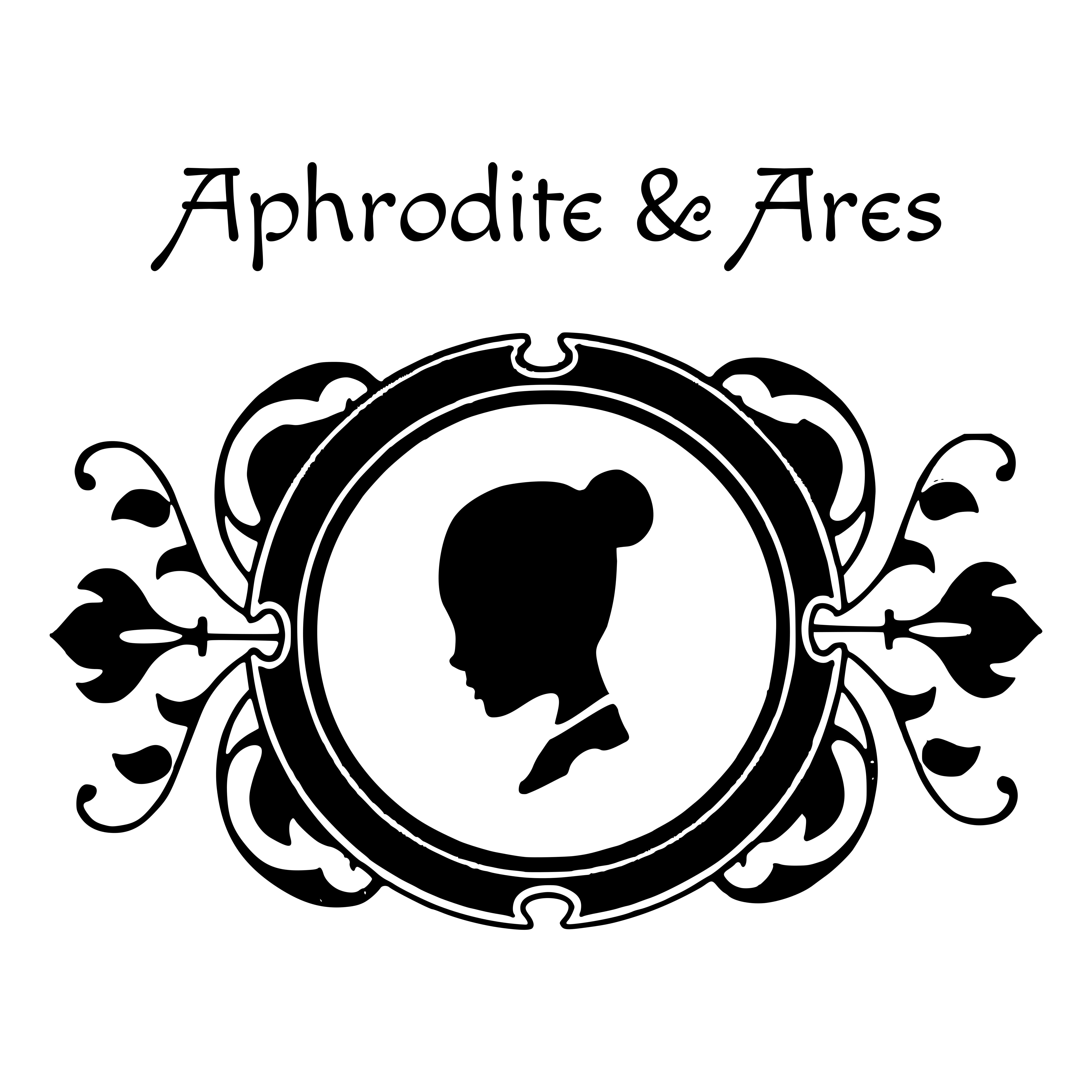 Aphrodite Logo - aphrodite & ares | storefront | notonthehighstreet.com