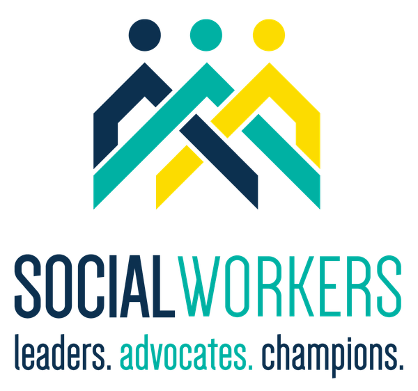 Worker Logo - Celebrate March Work Month Leading, Advocating