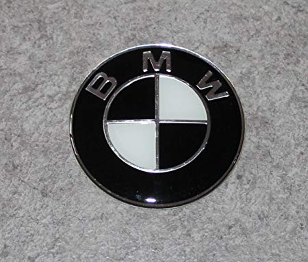 Black and White BMW M3 Logo - BMW &82 MM Black White Or Bonnet Boot Badge Hood Tail Black Bonnet