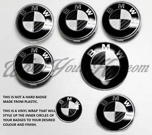 Black and White BMW M3 Logo - BLACK & WHITE CARBON FIBER BADGE CORNERS FOR BMW M3 3 Series E90 E91 ...