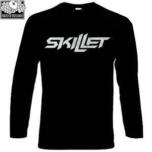 Skillet Logo - Skillet LOGO FRUIT OF THE LOOM BLACK T SHIR S XXL Long Sleeve ROCK