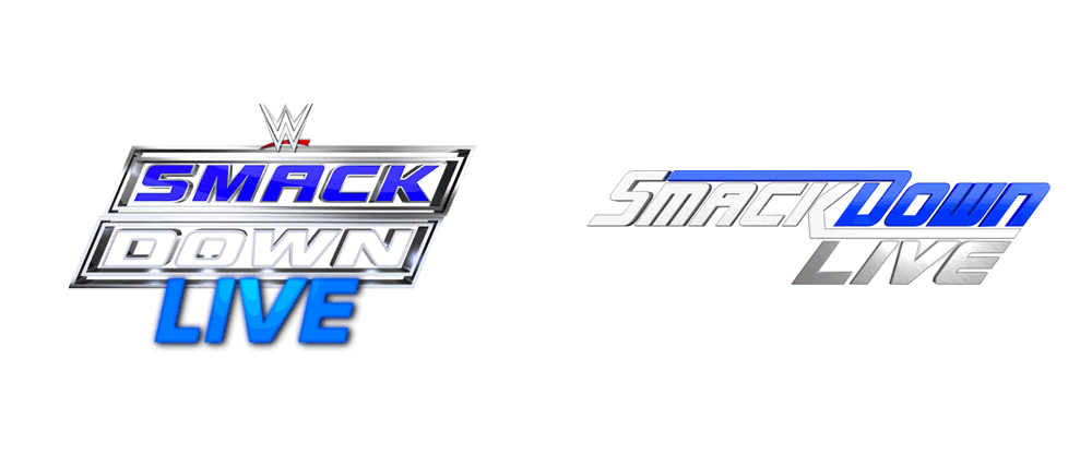 WWE Smackdown Logo - Brand New: New Logos for WWE Raw and Smackdown Live