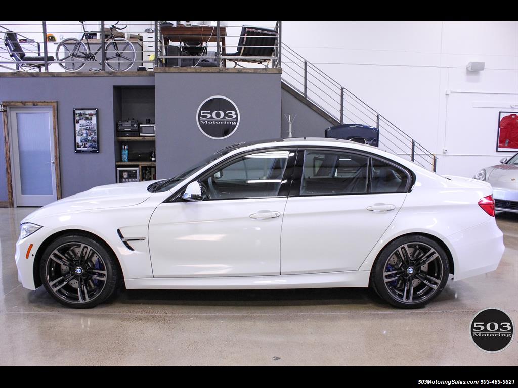 Black and White BMW M3 Logo - 2016 BMW M3 Like New in Alpine White/Black w/ Only 2,150 Miles