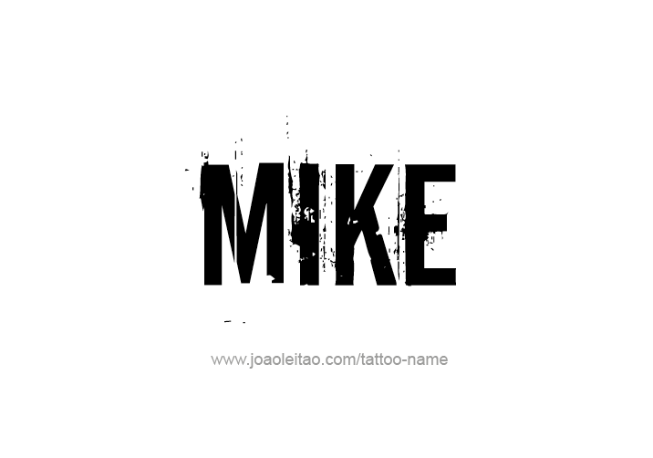 Mike Name Logo - Mike Name Tattoo Designs
