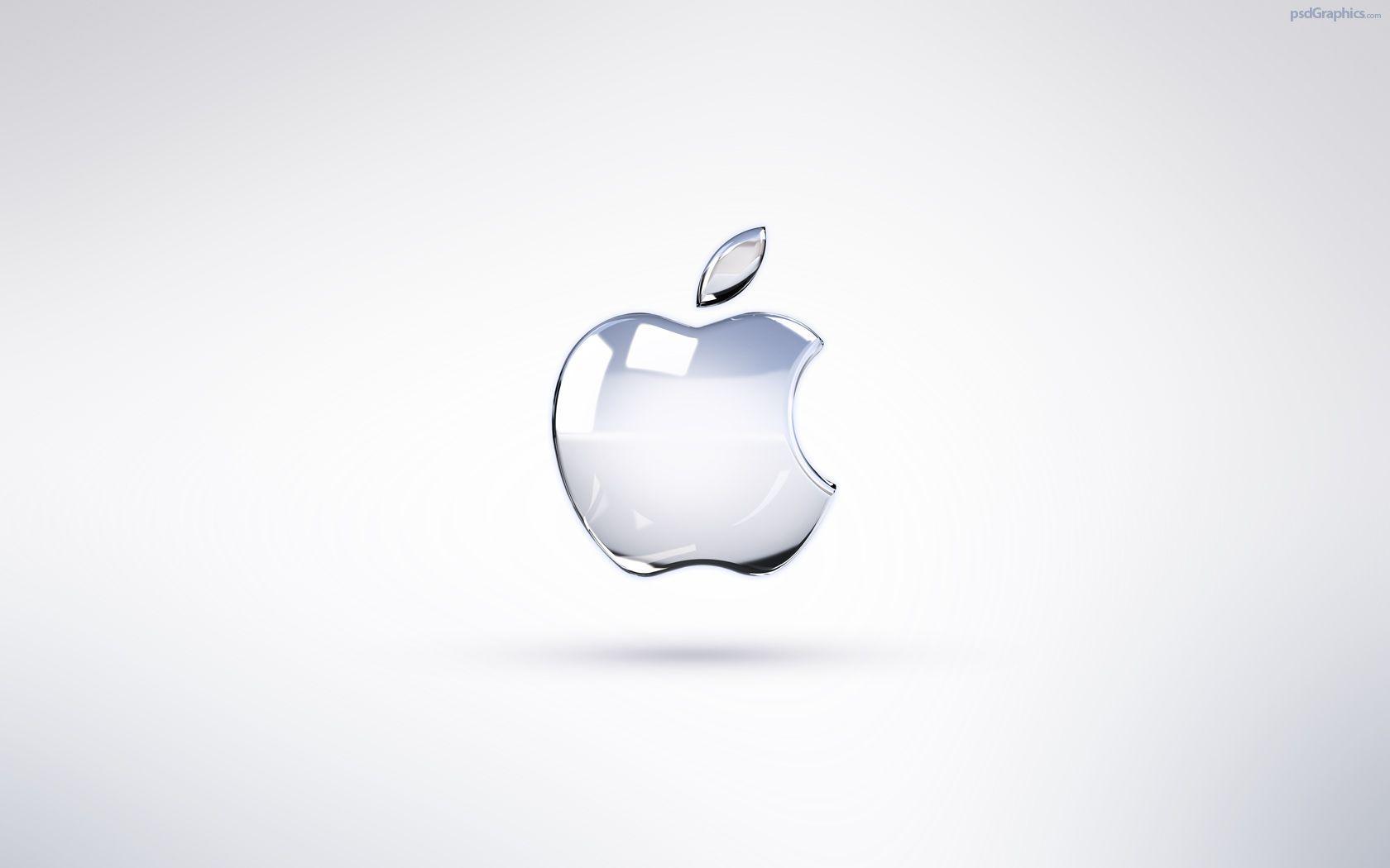 White On Black Background Apple Logo - Apple Logo Backgrounds - Wallpaper Cave