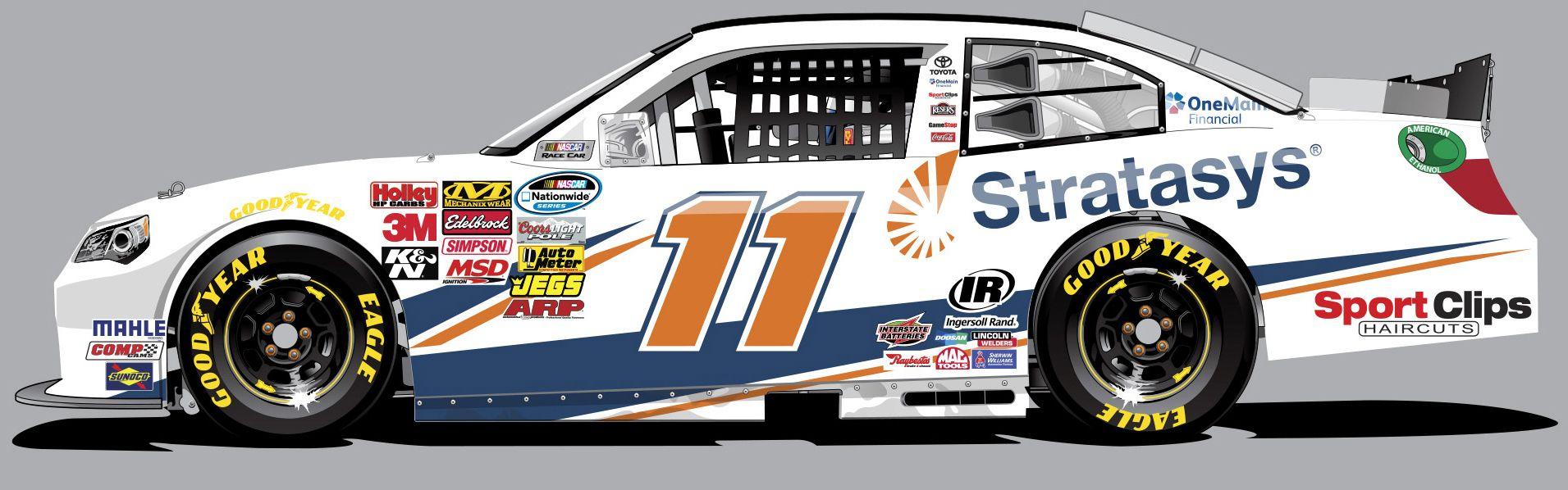 NASCAR Nationwide Series Logo - Stratasys Sponsors NASCAR Nationwide Car in the U.S. Cellular 250 at