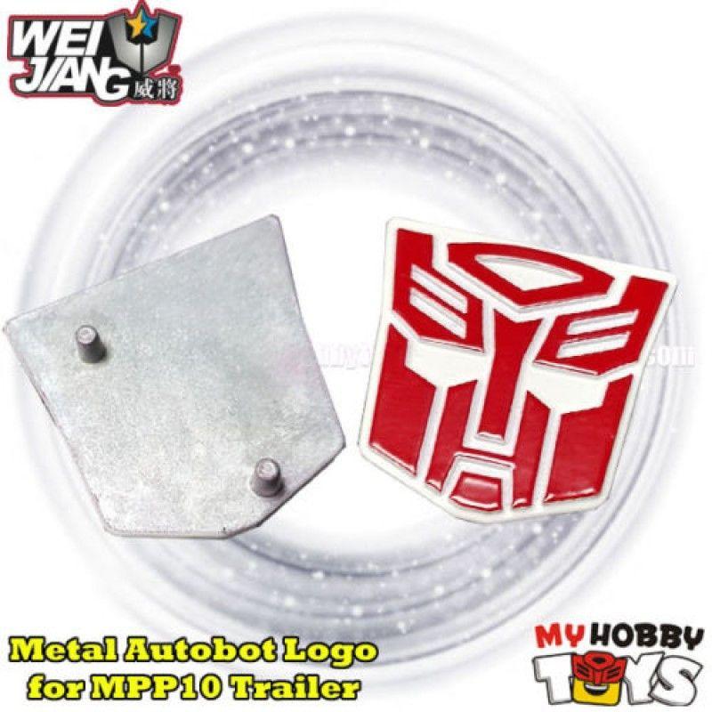 Transformers 4 Autobot Logo - Transformers Accessories -2x Metal Autobot Logo /Symbol 4 WeiJiang ...