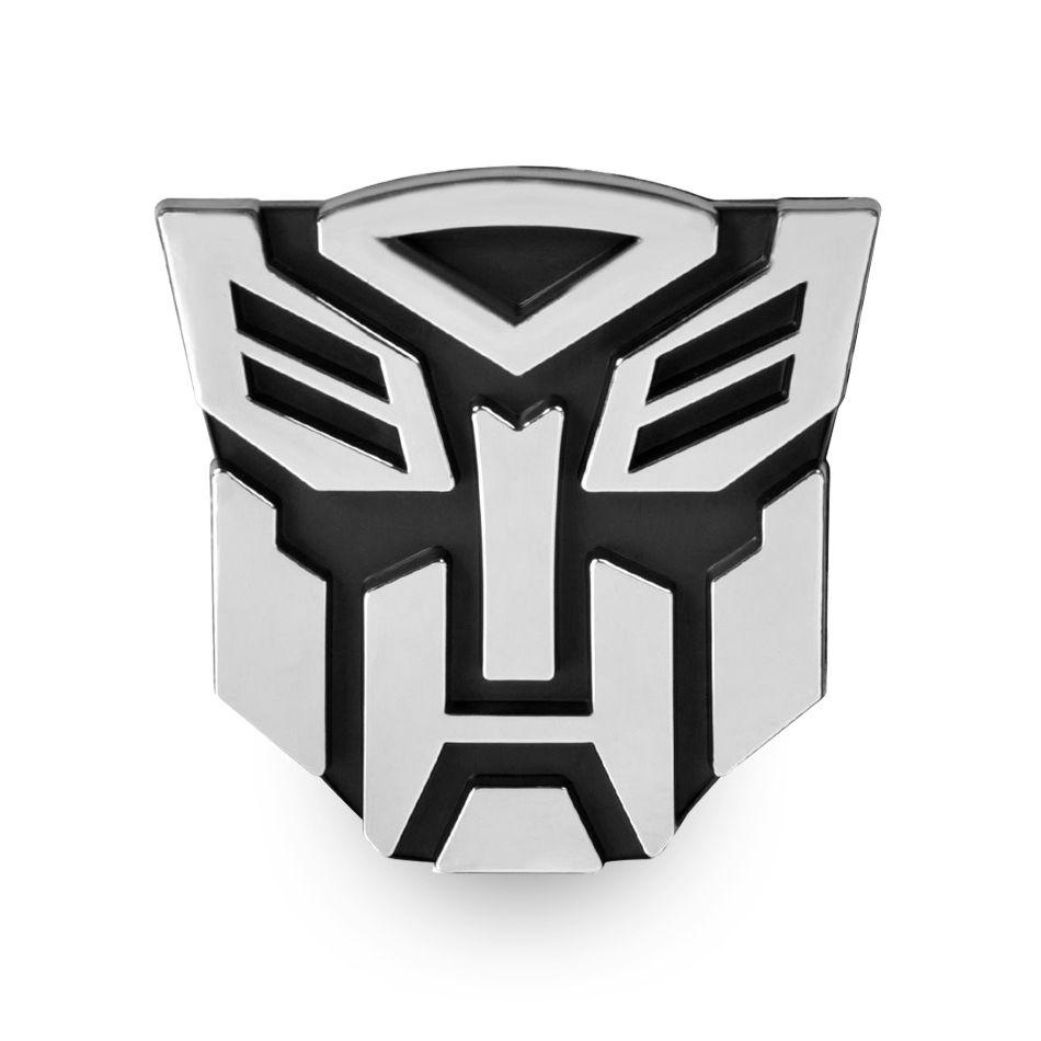 Google Chrome Silver Logo - Transformers Autobots Logo Car Chrome Badge (Silver)
