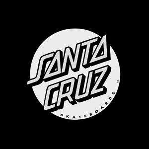 Black and White Santa Cruz Logo - Santa Cruz Skateboards at Skate Pharm Skate Shop Kent