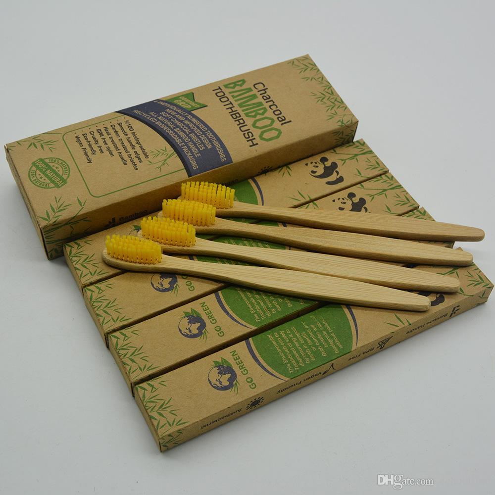 Bamboo Money Logo - Natural Bamboo Toothbrush Individually Numbered BPA Free Bristles ...