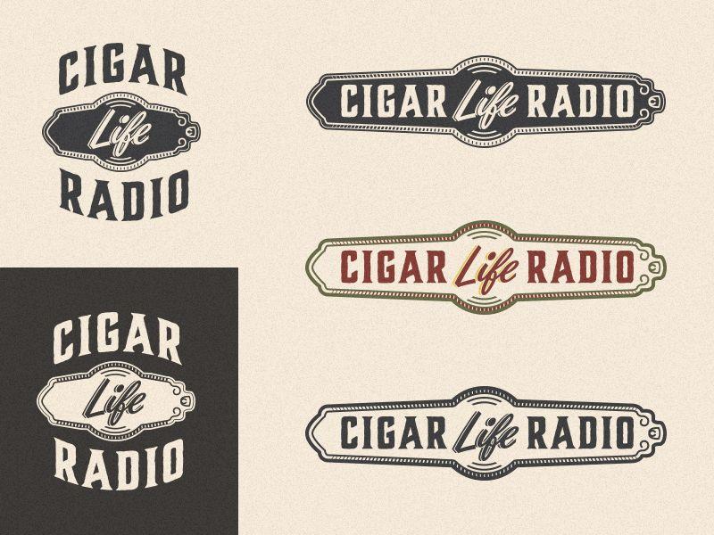 Old Radio Logo - Cigar Life Radio Logos by Cam Wilde | Dribbble | Dribbble