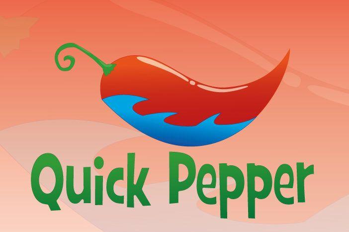 Red Chili Pepper Restaurant Logo - Quick Pepper Restaurant - Gianfranco De Silva